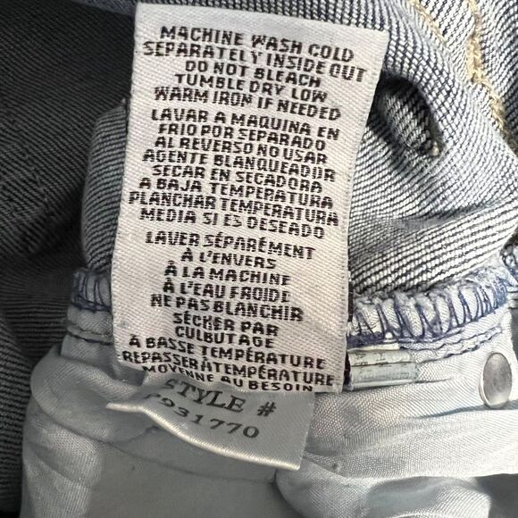 YMI Womens Denim Blue Jeans Hi Rise Dream Fit Straight Leg Ankle Length 3 26 - Picture 10 of 10